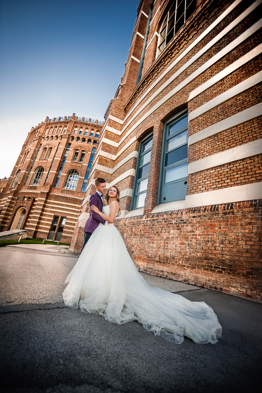 Hochzeitsreportage im Gasometer, Wien Hochzeitsfotografie in Österreich. © Alexandru Bialis, Hochzeitsfotograf im Burgenland, Österreich